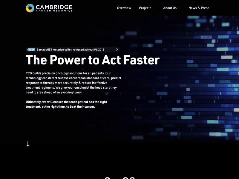 Cambridge Cancer Genomics ai cancer healthcare machine learning startup tech