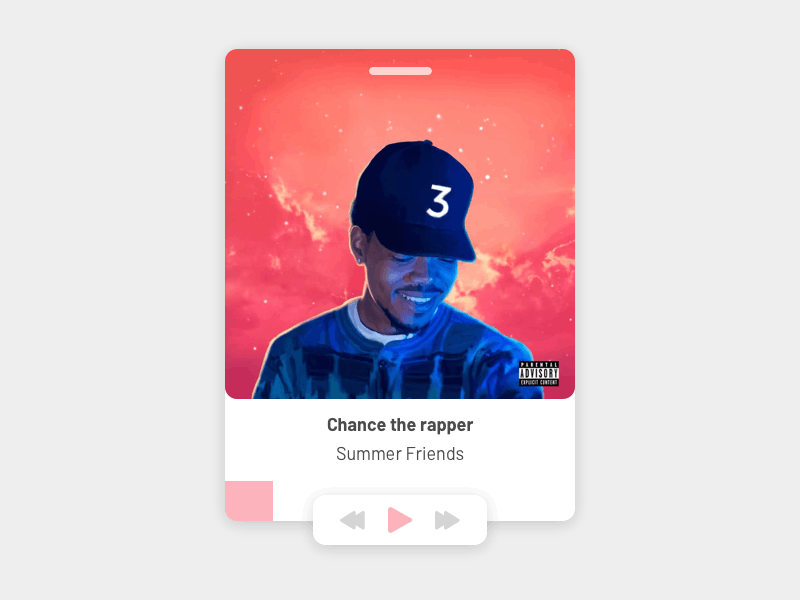 Daily UI #009 - Music Player 009 animation app challenge dailui daily 100 dailyuichallenge interaction design music music album music app music player player principle user interface