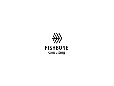 Fishbone Consulting brand branding design diagram icon line line art logo simple symbol vector