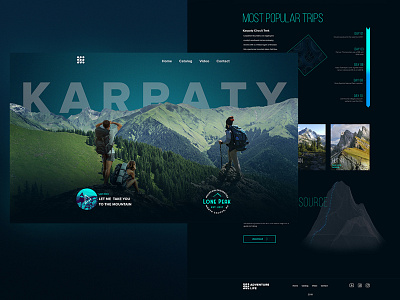 mountain design landing landing page landing page concept ui ux web