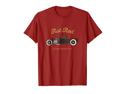 Rat Rod T-shirt Vintage amazon apparel automotive car cars classic classic car classic cars clothing custom hot rod illustration madebybono rat rod t shirt threadless truck tshirt vintage vintage car