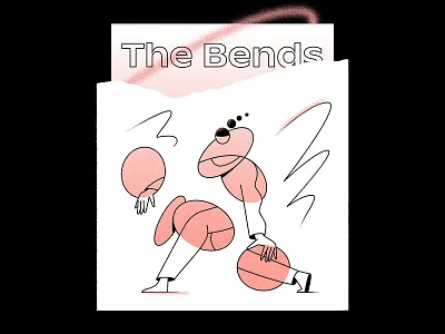 The Bends ellipses graphic holes