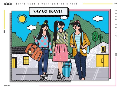 travel illustrations