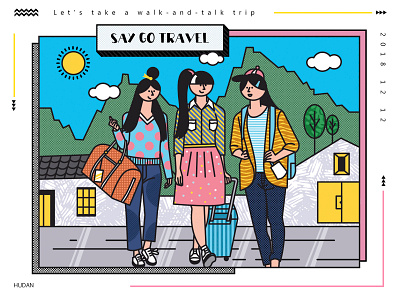 travel illustrations