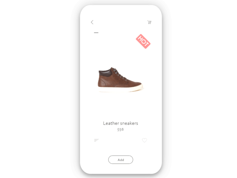 Example of Design Store App