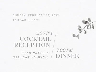 Silver Invite eucalyptus floral invite silver type typography white