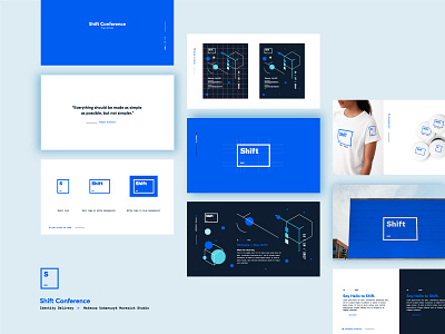 Shift Dev Conference '18 Identity brand branding design hire identity logo mark work