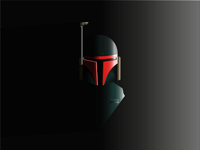 "As you wish" - Boba Fett adobe illustrator avatar boba fett bobafett bounty hunter force helmet icon illustration movie star wars