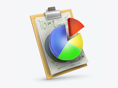 Statistics 3Dicon 3d 3dicon diagrams documents graph icon icondesign icondesigner illustration paper percent stat statistics wood writhbord