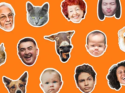 Introducing Faces by Sticker Mule custom stickers faces sticker mule stickers