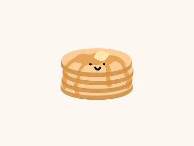 cute pancake illustration breakfast cute food illustration pancake