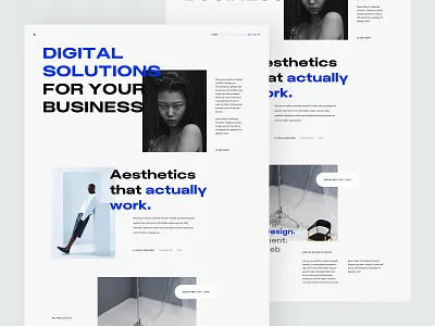 Unick - Landing Page Concept clean data design fresh header interface landing marketing minimal page pallete product profile responsive simple typography ui ux web design website