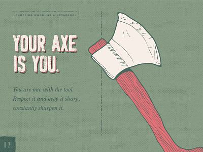 Your Axe Is You - Green adobe illustrator adobedesign austin texas axe branding daily doodle design digital illustration graphic design graphic design studio hand crafted hand sketch illustration illustrator retro design typography vector