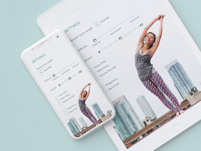 Daily UI 007 daily ui daily ui 007 daily ui challange settings ui ux design ui 100 ui challenge ui design yoga yoga app