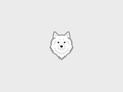 Samoyed animal animal art branding breeds cute design dog dog icon dog illustration face fido husky illustration k9 logo pet puppy samoyed vector