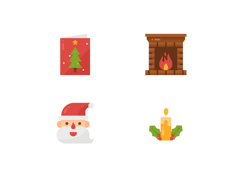 #WeekOfIcons Day 1 - iconAnimation after effects animation candle christmas design fire icon illustration motion santa