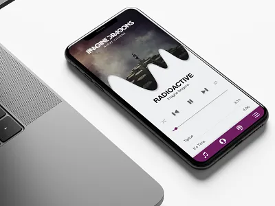 Daily UI 009 app design daily 100 challenge daily ui daily ui 009 mobile app design music player music player ui ui ui challenge ui design ux