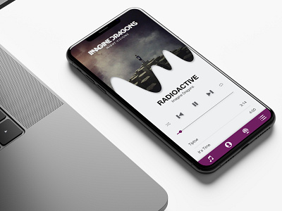 Daily UI 009 app design daily 100 challenge daily ui daily ui 009 mobile app design music player music player ui ui ui challenge ui design ux