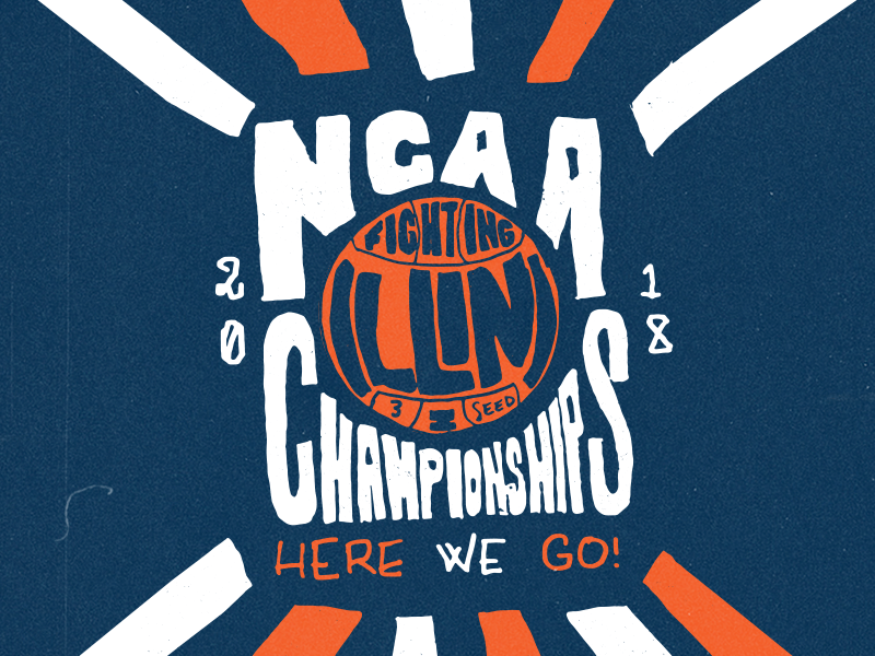 Illinois Volleyball NCAA Championships 2018 championships diazmunoz eduardo fourth illini illinois illustration kirby ncaa university volleyball