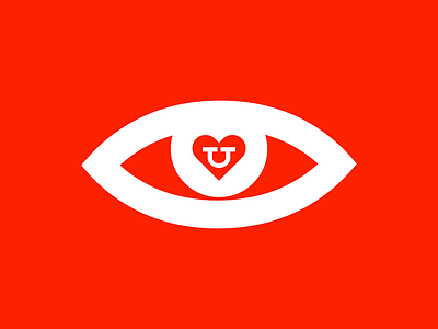 Eye Love You design eye eye catching heart illustration lines love minimal retro vector