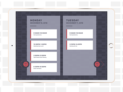 Schedule [Daily UI / Day 071] 071 app dailyui dailyui071 design graphic design ui web web design