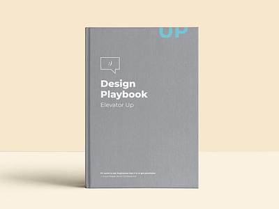 Design Playbook bookcover design editorial playbook