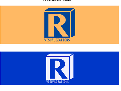 R VISUALIZATIONS adobe illustrator branding design icon illustration illustrator logo photoshop vector