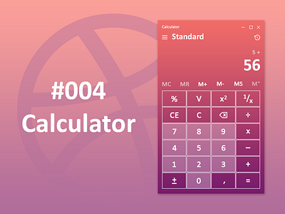 Daily UI #004 - Calculator 004 calculator dailyui 004 shots