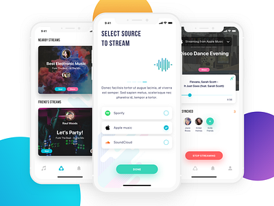 Stream music app clean clean creative clean app clean app design iphone music music app ui ux ui ux design ui deisgn ux ux design