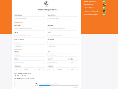 Registration form registration form upload