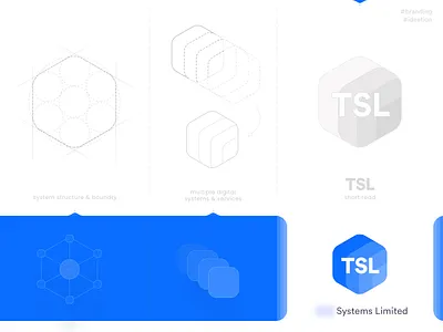 TSL logo design - Branding branding concept creative design digital digital products flat grid logo icon identity jaydev logo logotype mark service provider software system icon system logo systems tsl