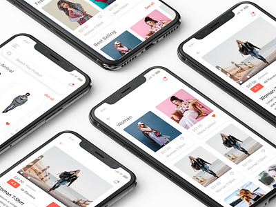 New iOS 12 E-Commerce App UI Kit android app booking app flight booking app food app food delivery app free psd ios login mobile app mobile psd mobile ui psd profile psd register template ui user profile website