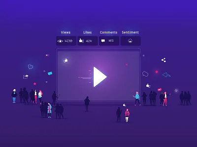 illustration art colorful creative design flat icon illustration inspiration line people vector video