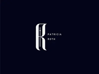 Monogram Design. PR for Patricia Roth apparel apparel design apparel graphics branding design design logo illustration lettering lettermark logo logo design logotype monogram monogramlogo typography vector vintage