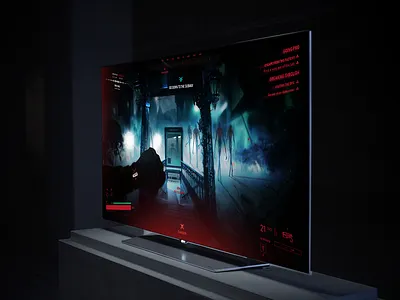 The Hum: Abductions UX/UI game game interface games horror ps4 ui design ux design