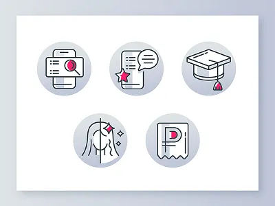 icons set business icon vector