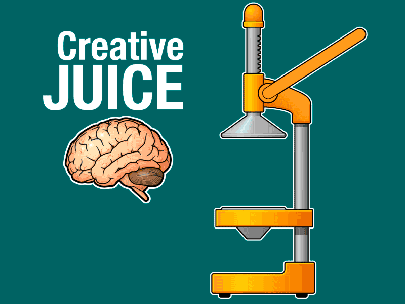 Creative Juice adobe illustrator brain creative juice motiongraphics vector animation vector graphics