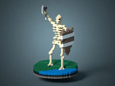 Skele magica voxel