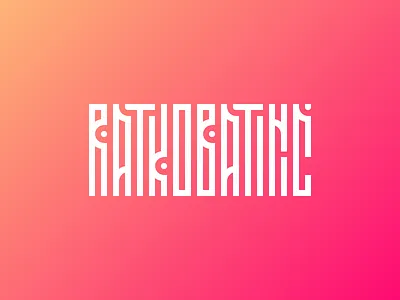My name logo exploration "Ratko Batinić" branding design font graphic design letters logo typography vector