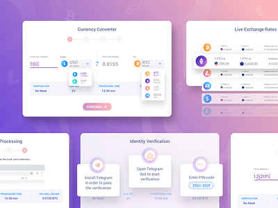 Crypto Exchange by Ethnamed converter crypto cryptocurrency currency converter dashboad design dribbble exchange