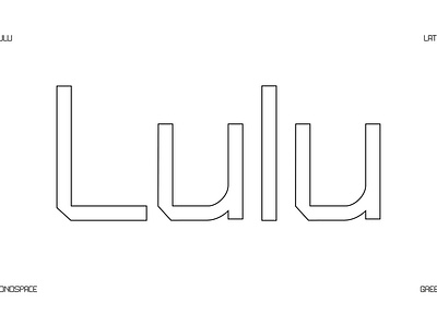 Lulu Monospace Free Font download download free font font free monospace typography