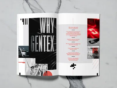 Interior Spread 1 - Tech Company Brochure art direction branding brochure design editorial design full circle futuristic graphic design layout design magazine modern photography tech company tech design typography