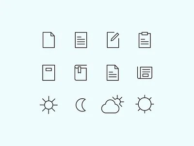 Line Icons Set icons interface line lineicons ui ux webdesign