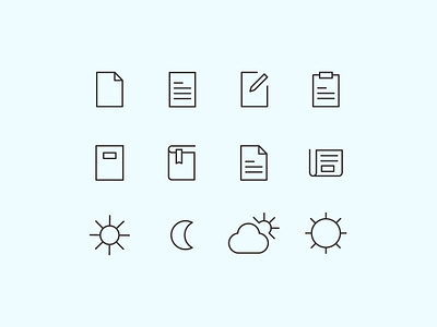 Line Icons Set icons interface line lineicons ui ux webdesign