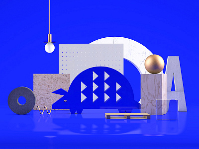 Athos Pampa Setup 3d athos branding cinema 4d illustration pampa scene