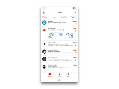 Gmail App Redesign | Material Design 2 Theming android app design android app development app concept app dashboard app design branding chrome os dashboard gmail icons design illustration ios app design ios app development logo material design pixel 3 redesign ui ux web design