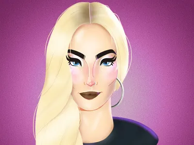 Trasher Queen art brazil character design digital illustration ui