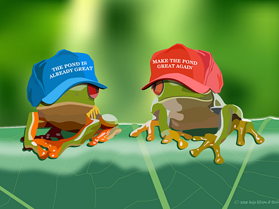 Opinions frogs illustrator nature politics