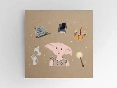 Dobby the House Elf design harry harrypotter illustration potter wand wizard