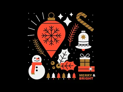 Holidays christmas design illustration winter xmas